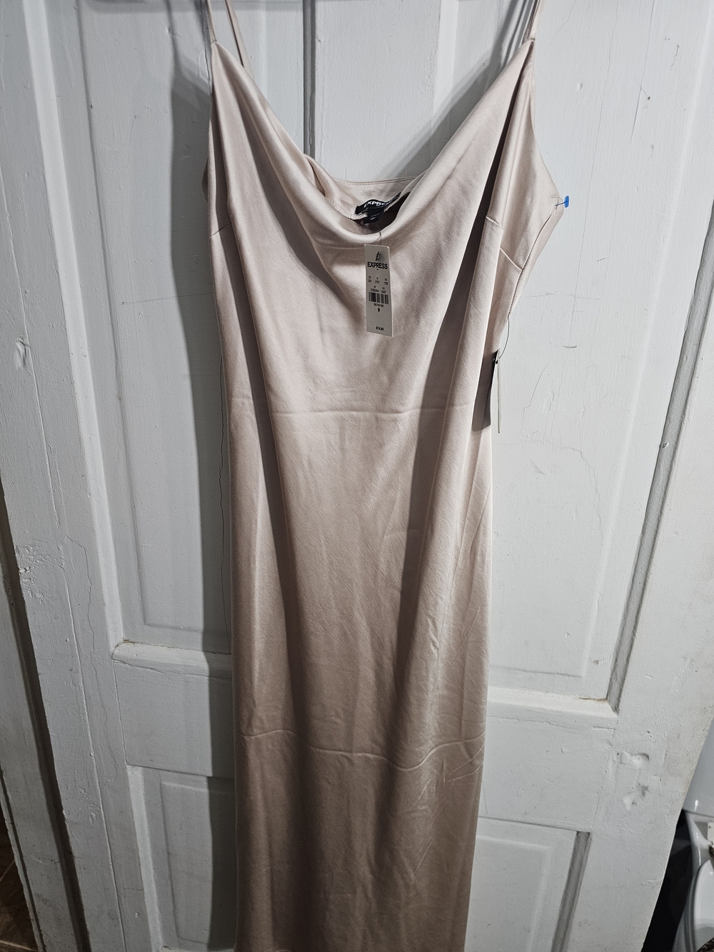 Express Slip Maxi Dress in Blush